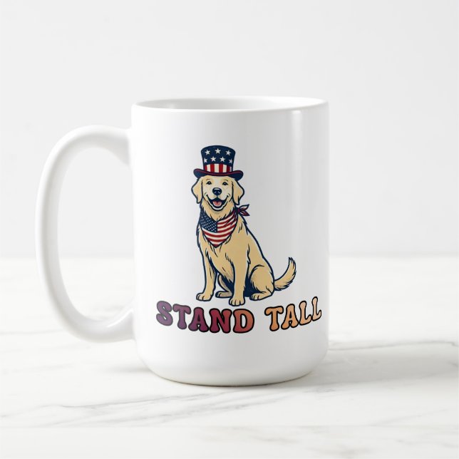 STAND TALL COFFEE MUG (Left)