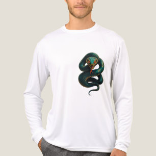 Stand Tall — Coiled Cobra Men’s Tee (Emerald, Gold
