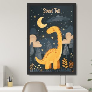 Stand Tall Dinosaur Kids/ Nursery Wall Art