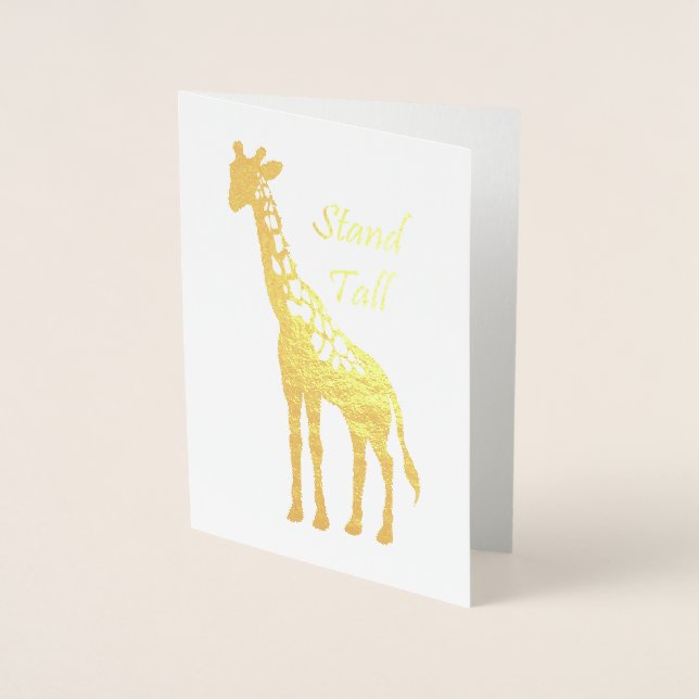 Stand Tall Foil Card (Front)