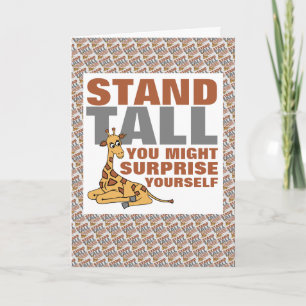 Stand Tall, Giraffe Card