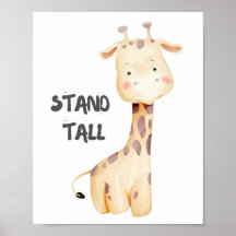 Stand tall. Giraffe.
