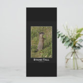 Stand Tall Marmot Card (Standing Front)