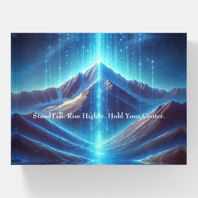 Stand Tall Paperweight (Front)