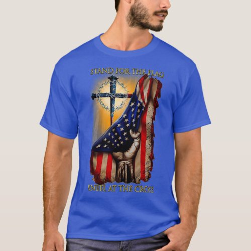 Stand The Flag Jesus Christ Christians T_Shirt