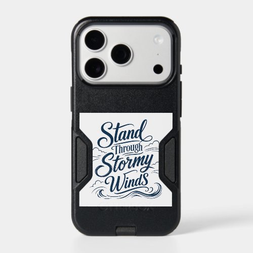 Stand Through Stormy Winds Nautical iPhone 17 Pro  Case