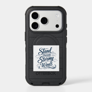 Stand Through Stormy Winds Nautical iPhone 17 Pro Case