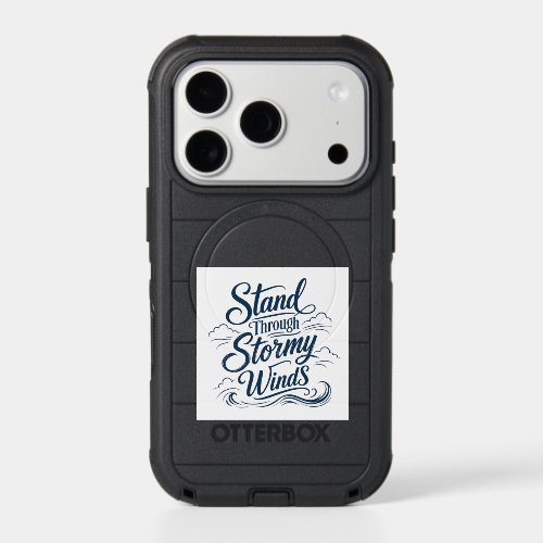 Stand Through Stormy Winds Nautical  iPhone 17 Pro Case