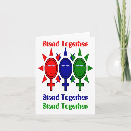 Stand Together International Womens Day Card