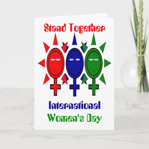 Stand Together International Womens Day Card