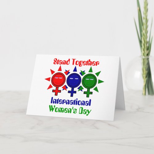 Stand Together International Womens Day Card