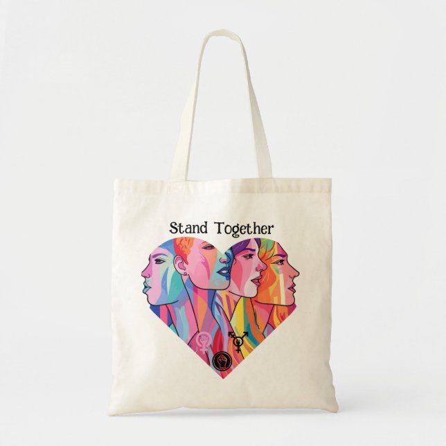 Stand Together Tote Bag (Front)
