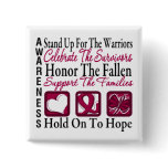 Stand Up Celebrate Honor Collage Multiple Myeloma Button