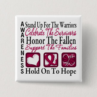 Stand Up Celebrate Honor Collage Multiple Myeloma Button
