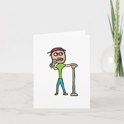 Stand Up Comedy Card