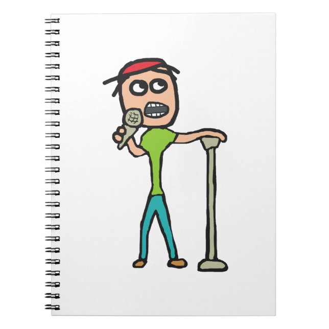 Stand Up Comedy Notebook (Front)