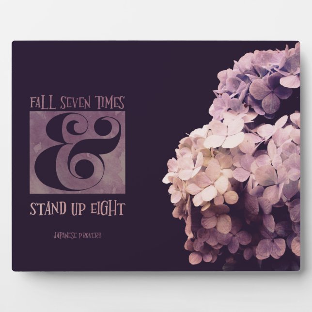 Stand Up Eight Custom Photo Plaque (Front)