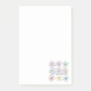 STAND UP FOR ATOMS POST-IT NOTES