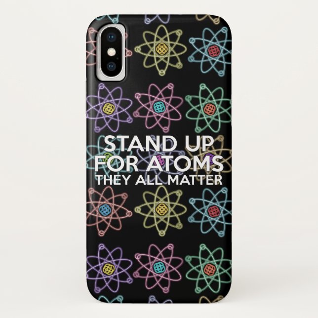 STAND UP FOR ATOMS Science Case-Mate iPhone Case (Back)