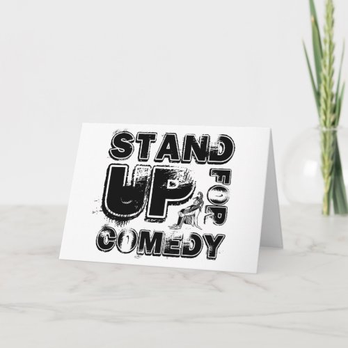 Stand Up For Comedy Jester Card