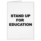 STAND UP FOR EDUCATION (Front)