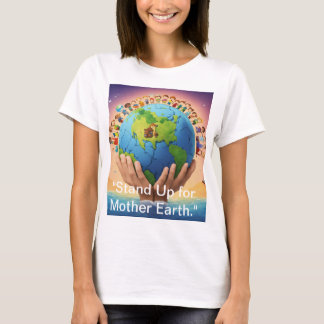 "Stand Up for Mother Earth." T-Shirt