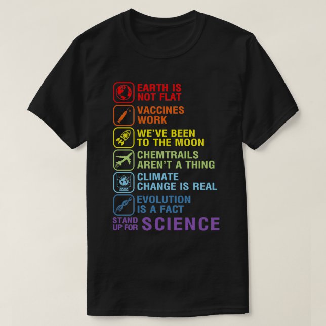 Stand up for science 3 T-Shirt (Design Front)