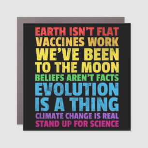 'Stand Up For Science' Car Magnet