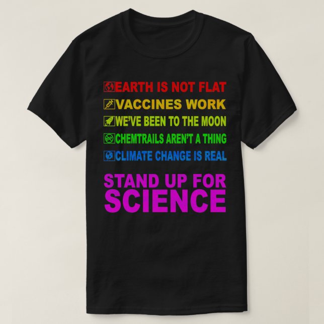 Stand Up For Science Classic TShirt (Design Front)