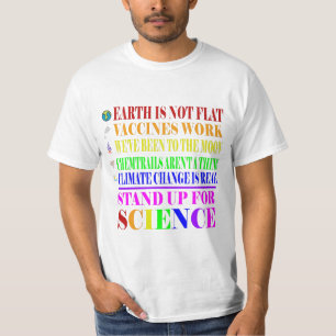 Stand Up For Science Funny and REAL T-Shirt