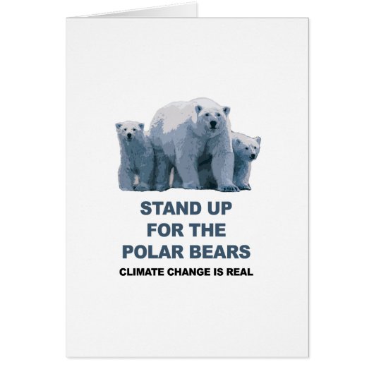 Stand Up for the Polar Bears Cards (Front)