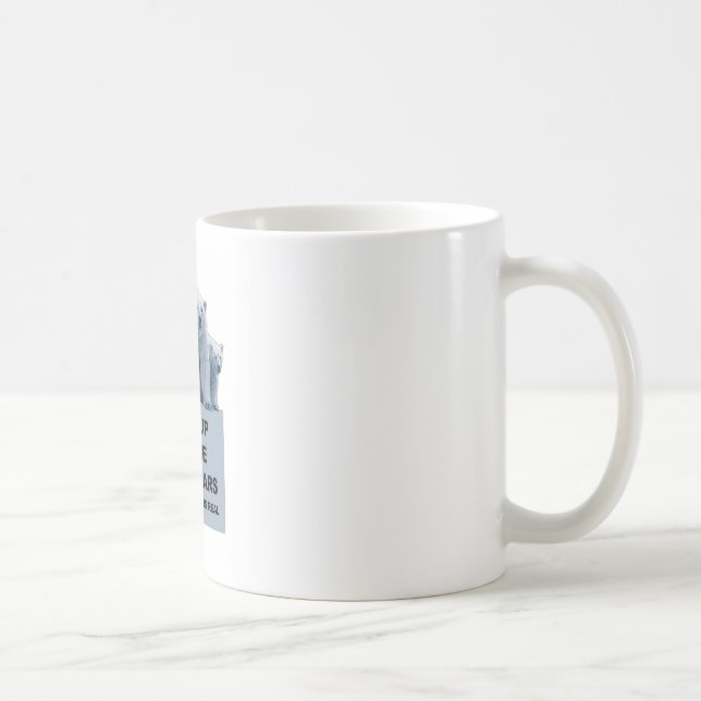 Stand Up for the Polar Bears Coffee Mug (Right)