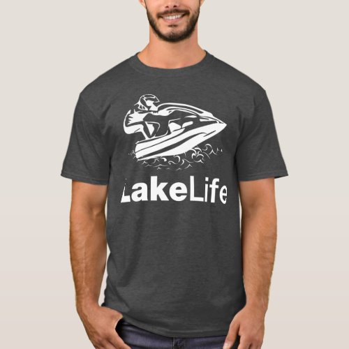 Stand Up Jet Ski Lake Life 2Stroke T_Shirt