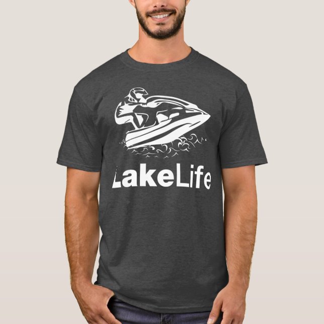 Stand Up Jet Ski Lake Life 2Stroke T-Shirt (Front)