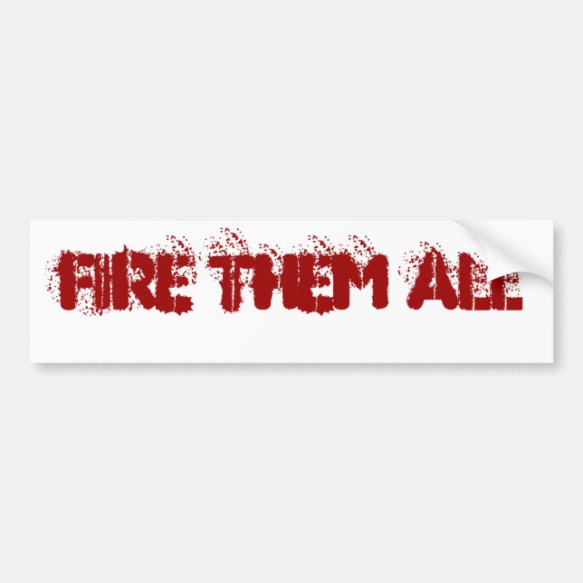 Stand Up Obama Bumper Sticker (Front)