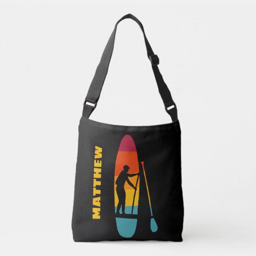 Stand Up Paddle Board SUP Personalized Crossbody Bag