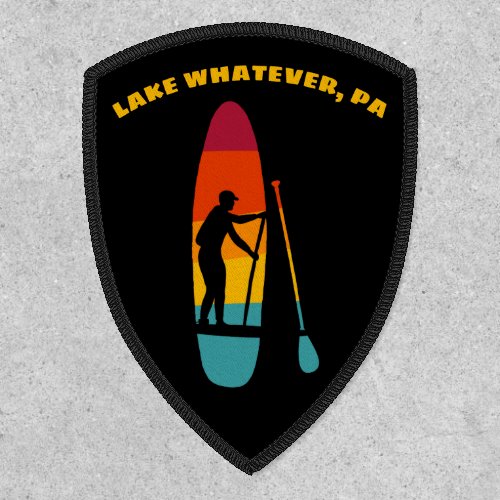 Stand Up Paddle Board SUP Personalized Patch