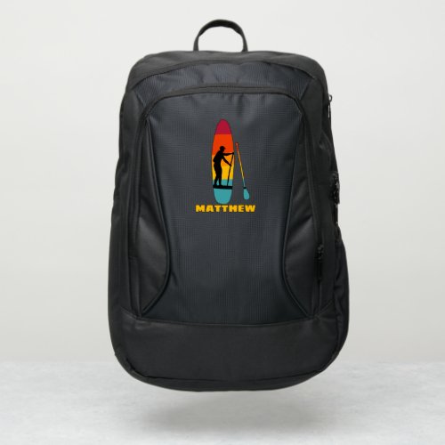 Stand Up Paddle Board SUP Personalized Port Authority Backpack