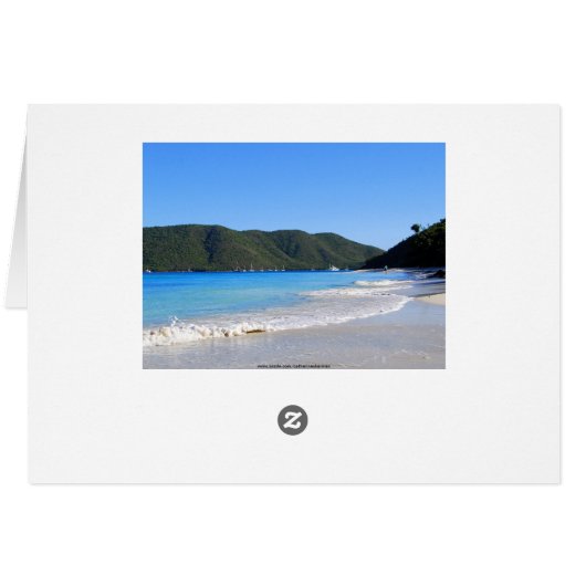 Stand Up Paddle Boarder, Trunk Bay, U. S. V.I (Back Horizontal)