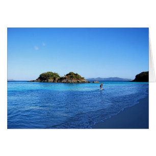 Stand Up Paddle Boarder, Trunk Bay, U. S. V.I