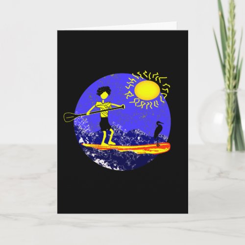 Stand Up Paddle Design Card