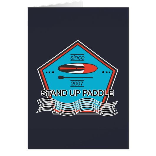Stand Up Paddle Poster Cards (Front)