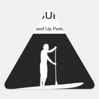 stand up paddle triangle sticker