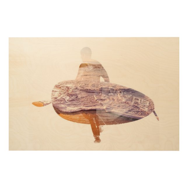 Stand up paddle wood wall art (Front)