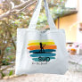 Stand Up Paddleboard Retro SUP  Large Tote Bag
