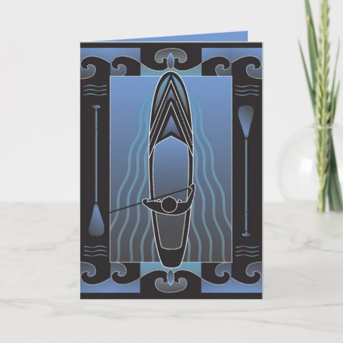 Stand Up paddleboarder Card
