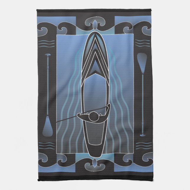 Stand Up Paddleboarder Towel (Vertical)