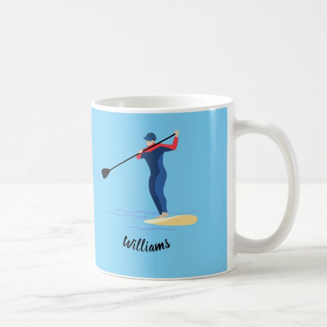Stand Up Paddleboarding Coffee Mug (Right)