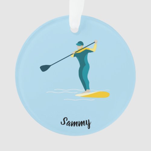 Stand Up Paddleboarding Ornament
