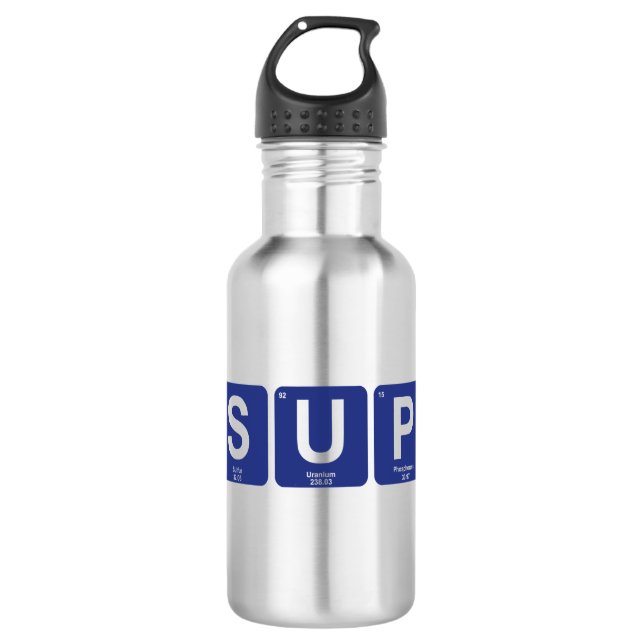 Stand Up Paddleboarding Stainless Steel Water Bottle (Front)